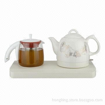 1,000W Ceramic Kettles with 1.2L Capacity and Digital Control, Boil-dry Protection